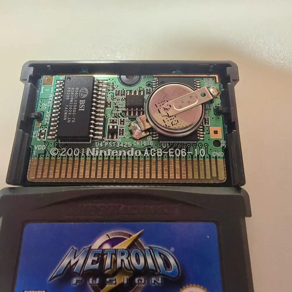 Metroid Fusion Nintendo Game Boy Advance GBA Cartridge Battery Working Authentic